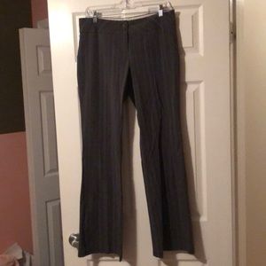 Grey stripe pants
